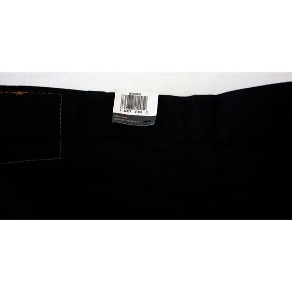 Levi's 501 (365120040) Men's Sz 38 Black '93 Stretch 9" Denim Jean Shorts - Picture 4 of 7